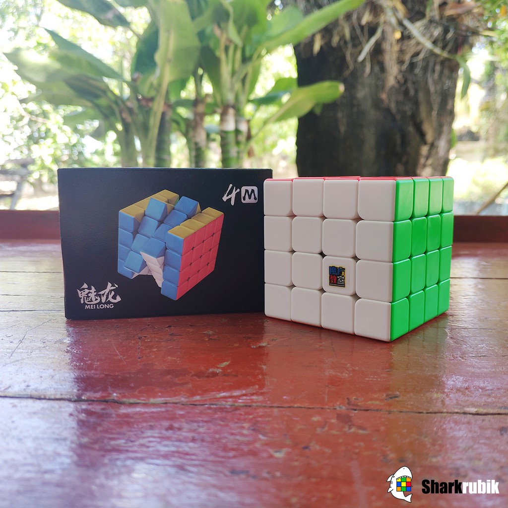 รูบิค 4x4 รูบิค แม่เหล็ก รูบิค ของแท้ อย่างดี rubik 4x4 rubiks race Moyu Meilong 4x4 M stickerless m