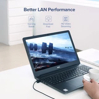 UGREEN สายเคเบิลอีเธอร์เน็ต CAT6A 10Gbps RJ45