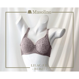 พิเศษ!! ชุดชั้นใน Masolino (มาโซลิโน่)  B13627 รูปแบบเต็มเต้า เก็บเนื้อด้านข้างได้ดี มีโครง สวมใส่สบาย