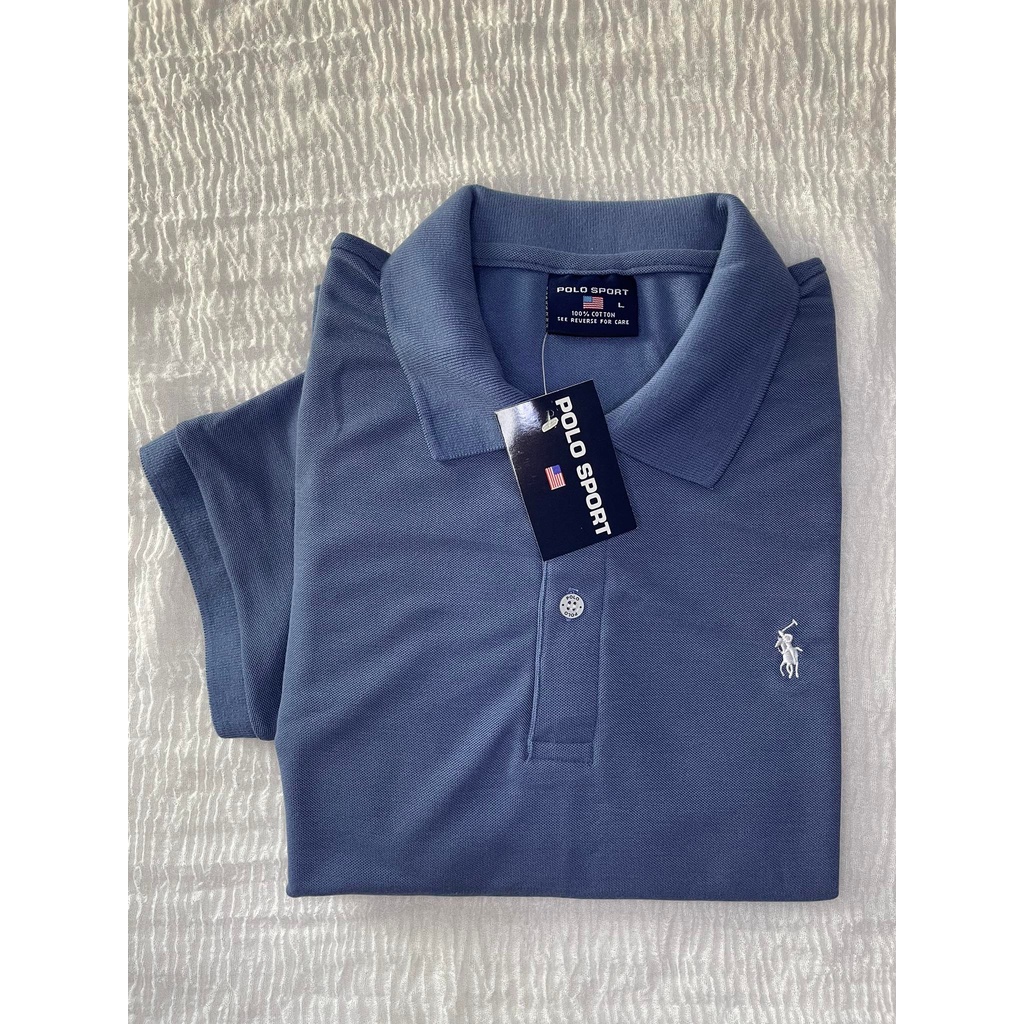 เสื้อคอปก แขนสั้น ปักโปโลม้าเล็ก ไซส์ใหญ่ ***3XL รอบอก 50 นิ้ว***  เนื้อผ้าอย่างดี ใส่สบาย - รูปที่ 5