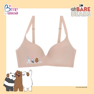 Bme เสื้อชั้นใน WE BARE BEARS รุ่น ME1506 สีส้มแซลม่อน สีนู้ด (รุ่นนี้เข้าคู่กางเกงใน ME6506)