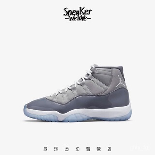 Itqi NikeNike Air Jordan 11 AJ11 รองเท้าบาสเก็ตบอล ข้อสูง สีเทาควันบุหรี่