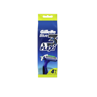 Gillette ยิลเลตต์ บลูที ซิมเปิล Blue3 Simple ด้าม มีดโกนหนวด พร้อมใบมีด 4 ชิ้น