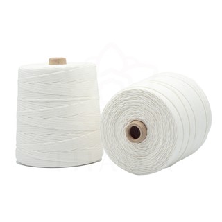 ไส้เทียนฝ้ายขาวแบบไม่เคลือบ Cotton Wick รุ่นGK,O (10 เมตร)