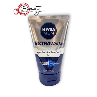 Nivea นีเวีย เมน เอ็กซ์ตร้า ไวท์ โฟม 100g.