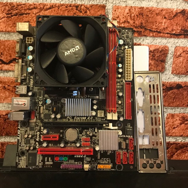 ชุด mb+cpu amd fx 8320e 8c /8t 8หัวเเรงๆ