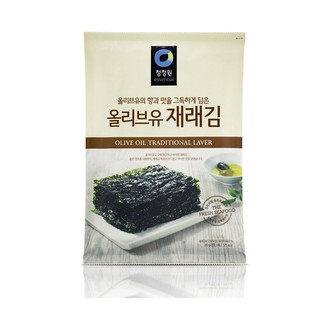 ชองจองวอน สาหร่ายเกาหลีปรุงรส 5แผ่น Jeongjong Won, 5 flavors Korean seasoned seaweed