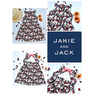 janie and jack  "FLORAL PONTE DRESS"