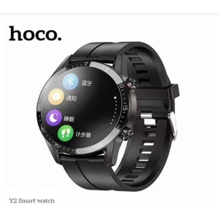 นาฬิกาสมาร์ทวอทซ์ Smart watch HOCO Y2 ดีไซน์สวย ทรงกลม ฟังก์ชั่นเยอะ นับอัตราหัวใจ ใส่ออกกำลังกาย