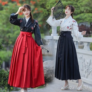 Hanfu ฤดูร้อนผู้หญิงปรับปรุง Hansu Ru กระโปรงชุดโบราณ