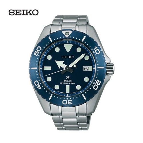 Seiko นาฬิกาข้อมือผู้ชาย Prospex Solar Diver's รุ่น SBDJ011J