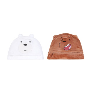 MINISO ผ้าห่มคลุมตัว We Bare Bears ผ้าคลุม ผ้าคลุมไหล่ ผ้าคลุมมีหมวก เสื้อคลุมผ้าห่ม ผ้าคลุมกันหนาว ผ้าคลุมมีหมวก ผ้าคล