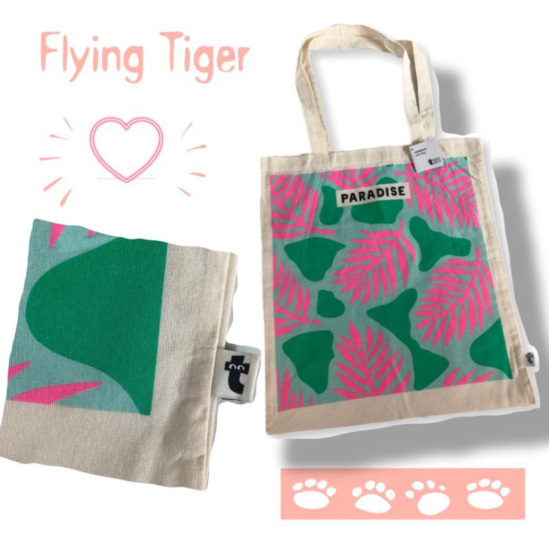 กระเป๋าผ้า Flying Tiger Tote Bag