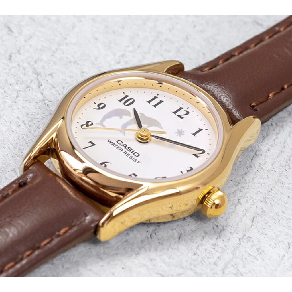 casio ของแท้ประกันศูนย์ นาฬิกาคาสิโอ ผู้หญิง รุ่น LTP-1094Q / SMILEYTIME ขายแต่ของแท้ ประกันศูนย์cmg/c-thong