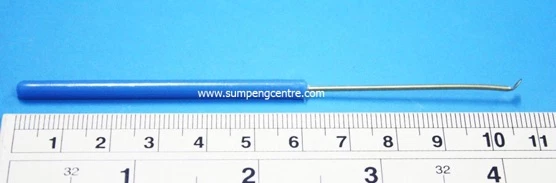 ไม้แคะหูยาว ทองเหลือง ตราดอกไม้ (100 ชิ้น), Brass Flower Long Ear pick (100 pieces)