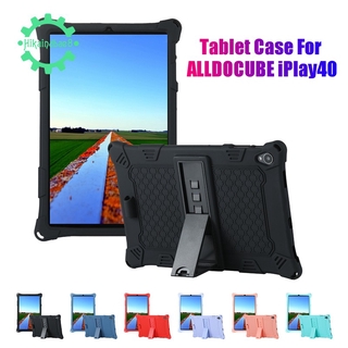 เคสซิลิโคน ปรับได้ สีดำ พร้อมปากกา สำหรับ ALLDOCUBE IPlay40 Tablet 10.4 นิ้ว