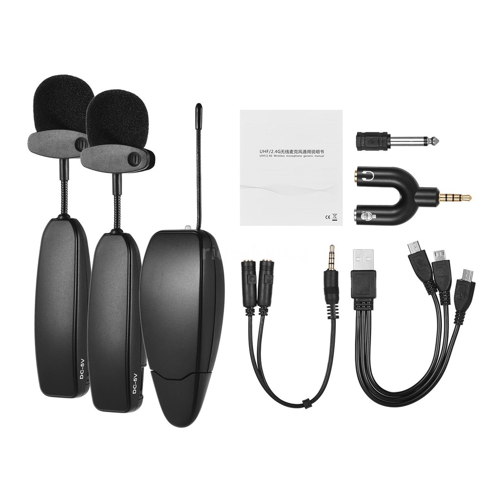 RL COD Wireless UHF Microphone System 2 Transmitter and 1 Receiver