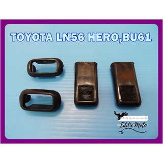 TOYOTA LN56 KERO  BU61 DOOR LOCK BOTTON LH&amp;RH SET "BLACK" (2 SETS)  // ปุ่มล็อคประตูรถ ซ้ายขวา (พร้อมขอบ) 1 คู่ สีดำ