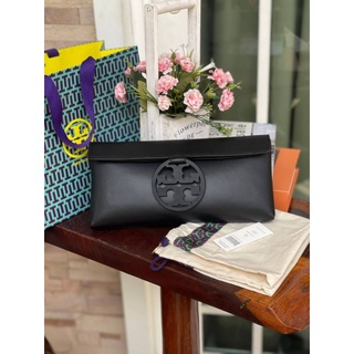 📮@2,690.-🔥🔥DISCOUNT 7 % + (ส่งฟรี EMS)🔥🔥💯Tory burch Miller Metal clutch