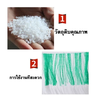 ตาข่ายปลูกพืชผัก โครงไม้เลื้อย ค้างปลูกผัก อวนปลูกผัก ตาข่ายอวน ค้างแตง ไม้เลื้อย ตาข่ายเอ็น สูง 2 เมตร x ยาว 100 เมตร