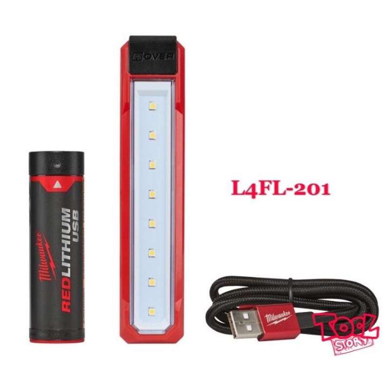 Milwaukee L4FL-301 เครื่องมือช่างไฟฟ้า สีแดง