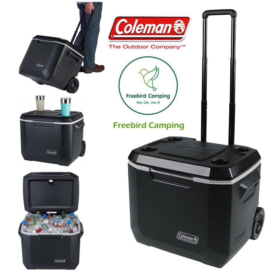 COLEMAN กระติกน้ำแข็ง กระติกน้ำแข็งล้อลาก Xtreme5 Heavy-Duty Cooler with Wheels 50 qt 47ลิตร โคลแมน Camping แคมปิ้ง tent