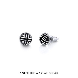 ANOTHER WAY WE SPEAK ต่างหูเงินแท้ รุ่น CLASSIC BALL สีเงิน