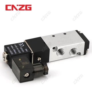 วาล์วอากาศโซลินอยด์นิวเมติก 4V110-06 5 ทาง 2 ตําแหน่ง 1/8 นิ้ว BSPT AC220V AC110V DC24V DC12V
