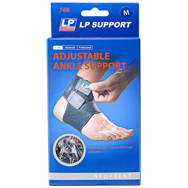 LP SUPPORT 768 ผู้ชาย/ผู้หญิง ที่ซัพพอร์ทข้อเท้า ที่รัดข้อเท้า ผ้ารัดข้อเท้า ADJSUTABLE ANKLE SUPPOR