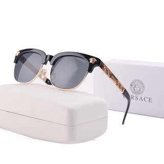 Versace แว่นตากันแดดแฟชั่น ไล่โทนสี หรูหรา สําหรับผู้ชาย ผู้หญิง UV400 1813