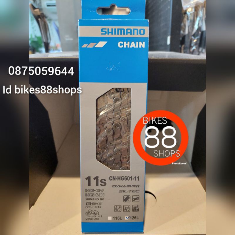 โซ่ shimano CN-HG601-11   105 11sp 126L  ของแท้100%