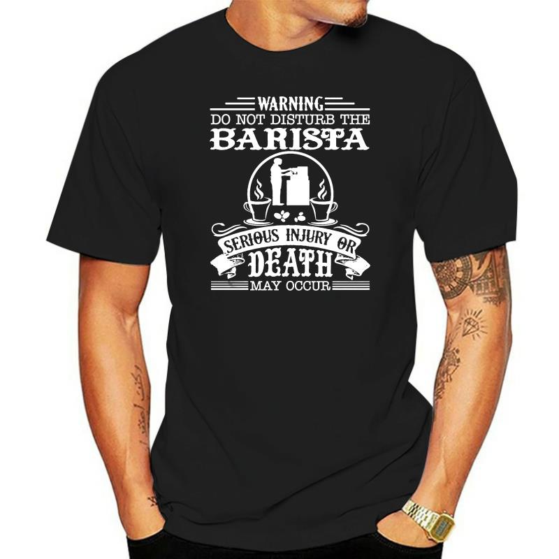 เสื้อยืด พิมพ์ลาย Barista สุดเท่ สําหรับผู้ชายS-5XL