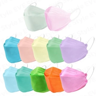 พร้อมส่ง KF94 Face mask แมสสายรุ้ง หน้ากากอนามัย หน้ากากเกาหลี ทรงเกาหลี 3D 1แพ็ค10ชิ้น ป้องกันฝุ่น ไวรัส