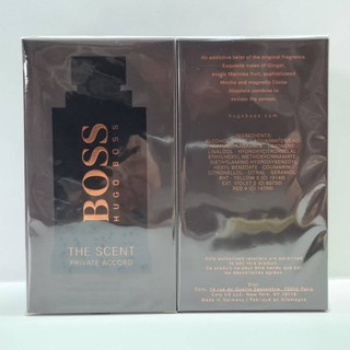 กล่องซีล Boss Hugo Boss The Scent Private Accord EDT 100ml