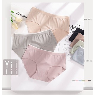 2ตัวราคาส่ง Chitin AntiBacterial Crotch Underwear Breifs กางเกงในหญิง  ระบายกาศ
