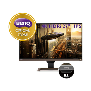 BenQ EW2780U 27" 4K IPS HDRi USB-C Eye Care Multimedia Gaming Monitor (จอคอมดูหนัง 4k, จอคอมเล่นเกม)