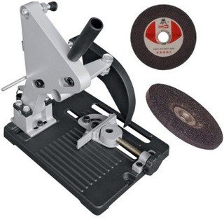 TOPTOOLS เครื่องมือช่าง แท่นจับเครื่องเจียร เหล็กหนา รุ่นงานหนักแถมใบตัดสแตนเลส 1 ใบ และ ใบเจียรหนา 1 ใบ