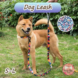 สายจูงสุนัข เกรดพรีเมี่ยม สายจูงหมา ปลอกคอ Dog Leash