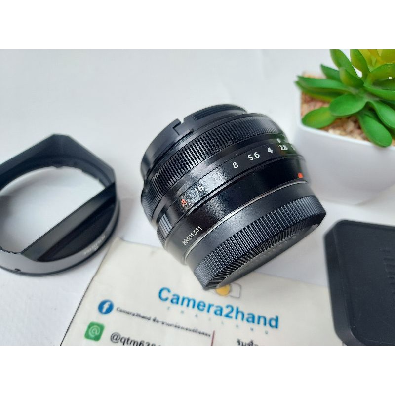 Paraluce Quadrato In Metallo Con Tappo Per Fujifilm Fujinon XF 18mm F2 R - Haoge LH-X53B