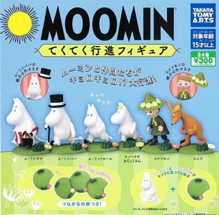 🅟🅕 กาชาปองมูมินโทรลและครอบครัวเดินชมป่า ☘️ Moomin gashapon connected figure