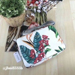 แท้ 💯 %  GUESS KAMRYN NATURE PRINT CROSSBODY BAG