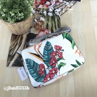 แท้ 💯 %  GUESS KAMRYN NATURE PRINT CROSSBODY BAG