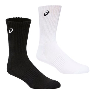 Asics ถุงเท้าเทนนิส Cotton Crew Socks (2สี)