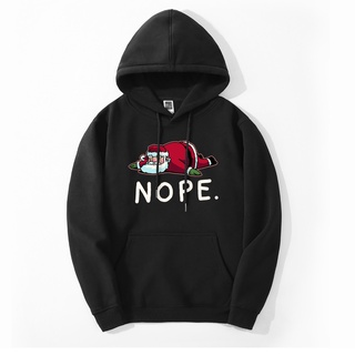 เสื้อฮู้ดดี้ แบบสวมหัว ลายซานตาคลอส Nope Fit 2020 สําหรับผู้ชาย GT