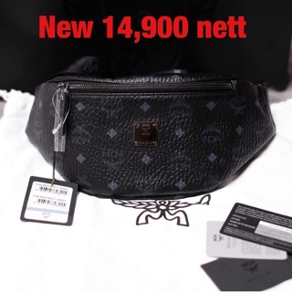 Mcm belt bag new in black