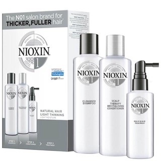 NIOXIN HAIR SYSTEM KIT NORMAL TO THIN and - LOOKING NO.1 ชุดเซ็ทบำรุงเส้นผมขนาด150ML