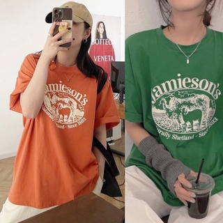 ✅ส่งไว✅สต็อกไทย เสื้อยืดสกรีนลาย Jamieson 4 สี