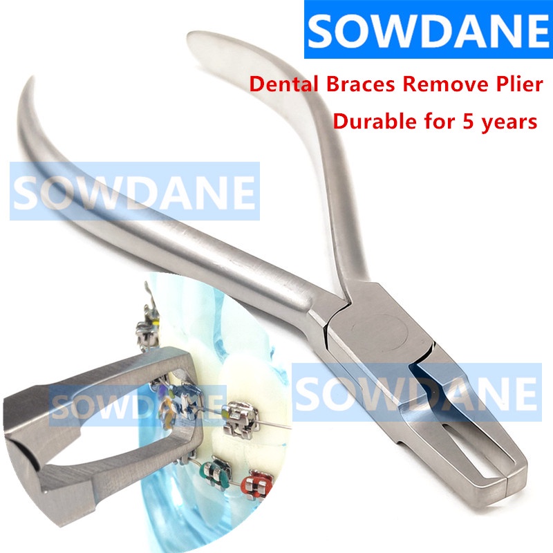 Dental Orthodontic Bracket Remove Plier Dental Ortho Brace Brackets Remover Removing Forcep Straight