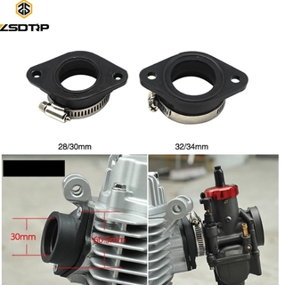 ZSDTRP Rubber Adapter Inlet Intake Pipe fit on KOSO Mikuni PWK KEIHIN 28 30mm Carburetor