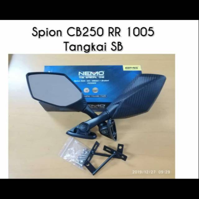 Cb250rr SB Stalk Mirrors / NEMO CBR 250 FAIRING UNIVERSAL NEMO Mirrors